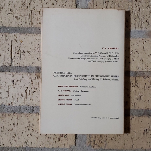 Ordinary Language edited by V. C. Chappell - Picture 2 of 2